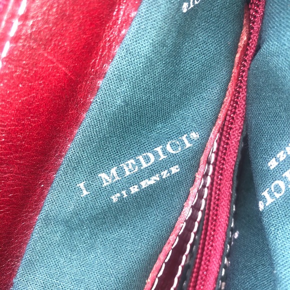 Medici Firenze Red Purse / Shoulder Bag - Picture 6 of 6